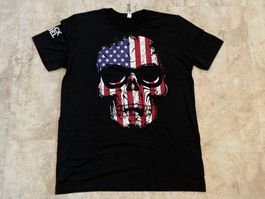 Exclusives BlackLabel Shirt „US‑Skull“ - Grösse L (Unisex)